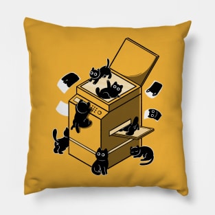 Copycat Machine by Tobe Fonseca Pillow