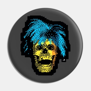 Andy postPortrait Pin