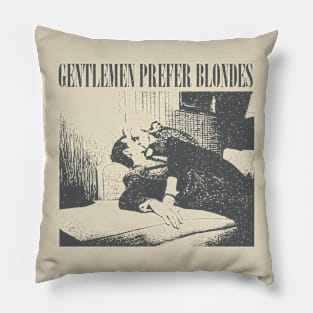 Retro Movie - Gentlemen Prefer Blondes Pillow