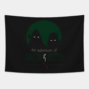 The Adventures of Arrow & Arsenal Tapestry