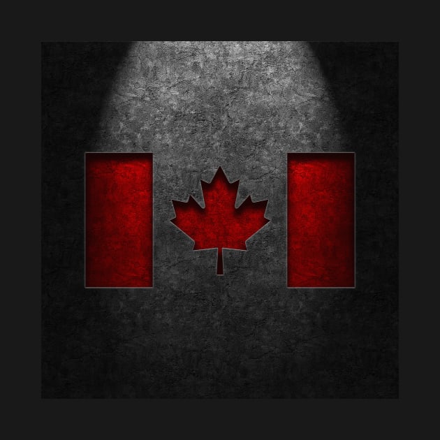 Canadian Flag Stone Texture Repost by learningcurveca