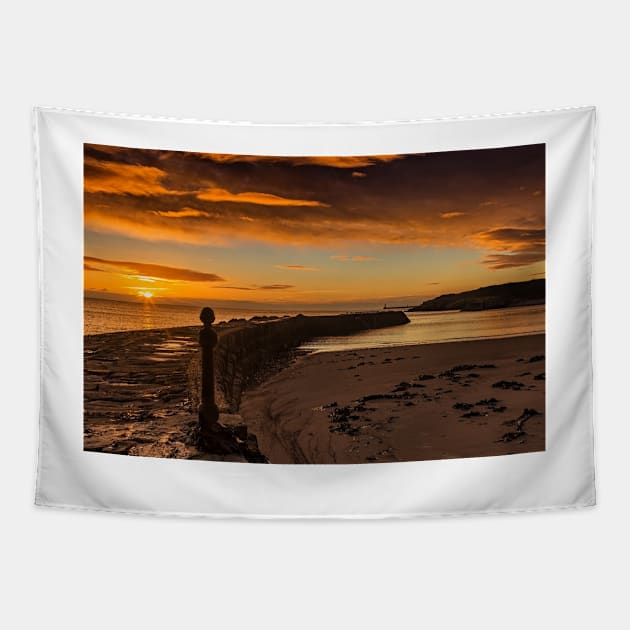 Cullercoats Dawn Tapestry by Reg-K-Atkinson