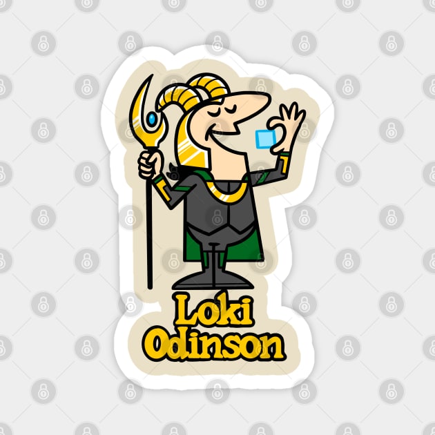 Little Odinson Magnet by harebrained