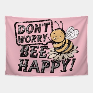 Don't Worry Bee Happy Tapestry