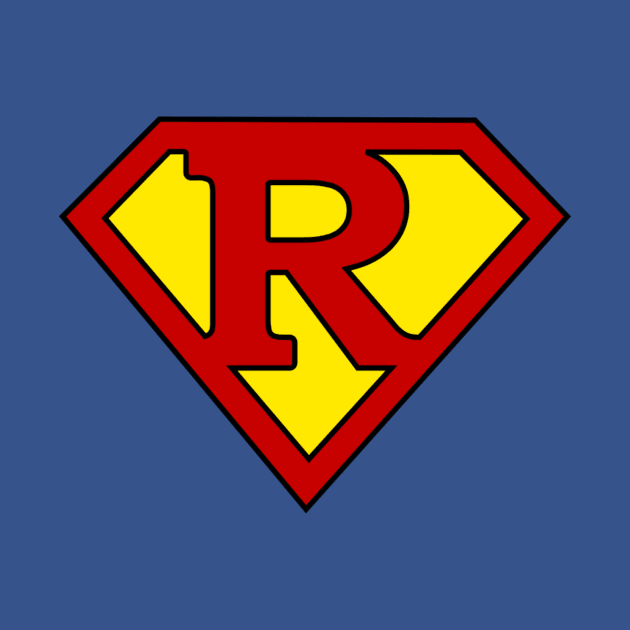 Superhero Symbol Letter R by NextLevelDesignz