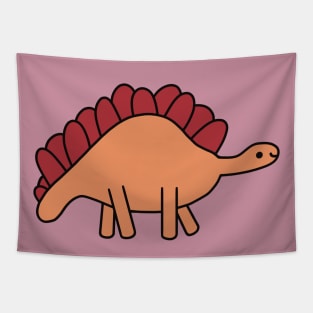 Cute Kawaii Stegosaurus Dino Tapestry