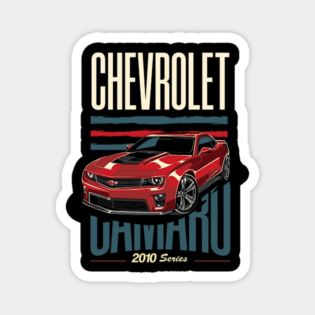 Chevrolet Camaro 2010 Magnet by Harrisaputra