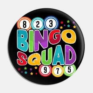 Bingo Squad T shirt For Women Pin