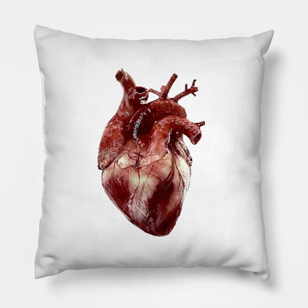 Realistic Heart small Pillow by Organoleptic