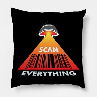 Scan Everything Amazonian Barcode Pillow