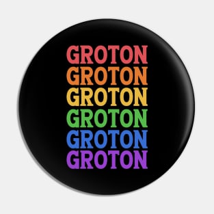 GROTON COLORFUL CITY Pin