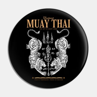 Classic Muay Thai Twin Tiger Pin