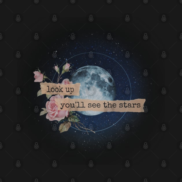 magical quote moon dream love romantic clouds music literature flowers sky clouds aesthetic vintage retro beautiful dream by AGRHouse