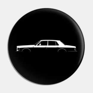 Bentley Turbo R Silhouette Pin