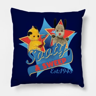 Sooty & Sweep Retro Water Sprayer Pillow