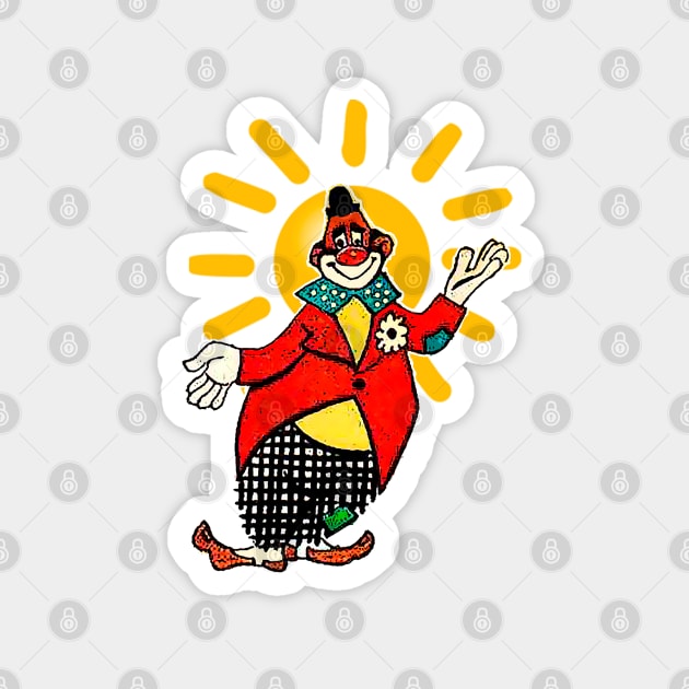 Red jacket clown Magnet by Marccelus