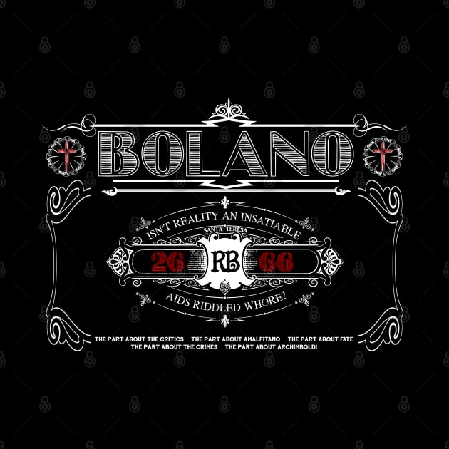 Roberto Bolano 2666 Design by HellwoodOutfitters