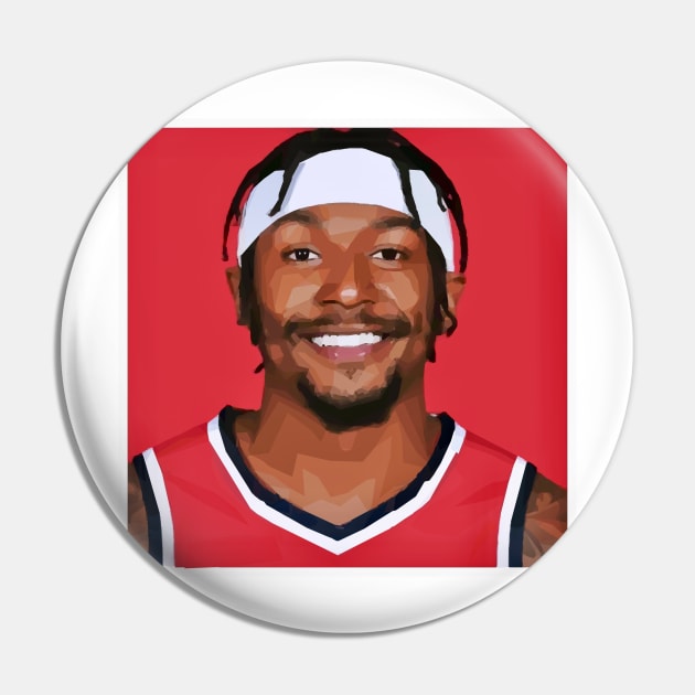 Bradley Beal Pin by Playful Creatives