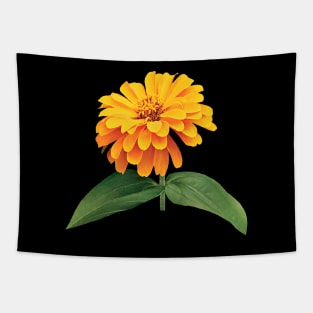 Zinnias - Orange Zinnia Tapestry