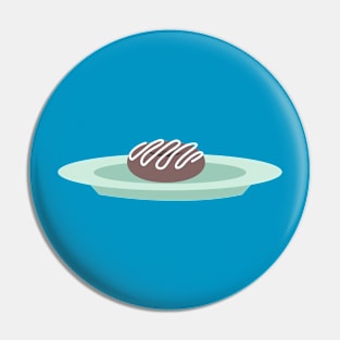 Doughnut on a plate Pin