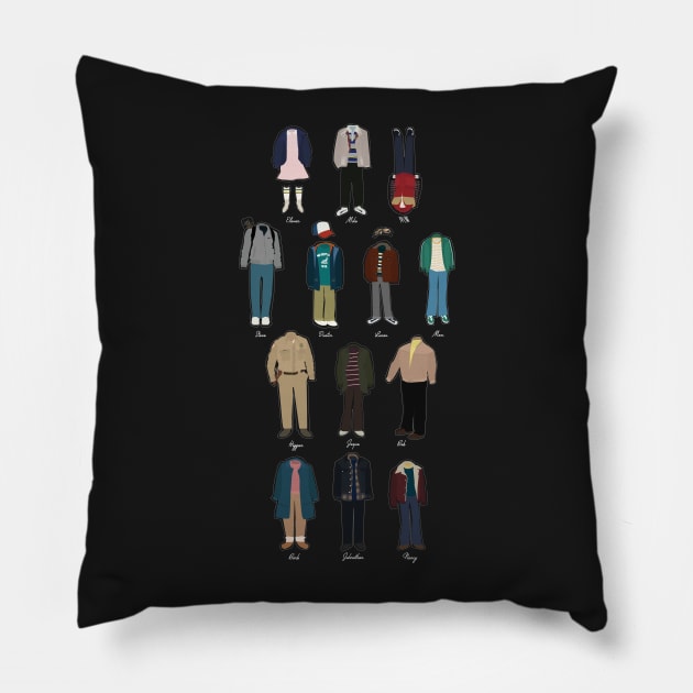 Stranger Friends Pillow by mshelffo