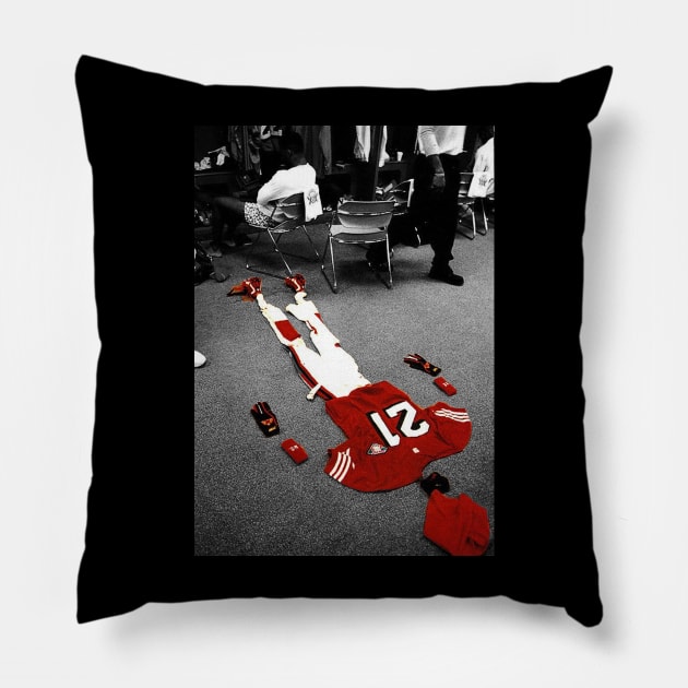 deion sanders Pillow by sungchengjie_art