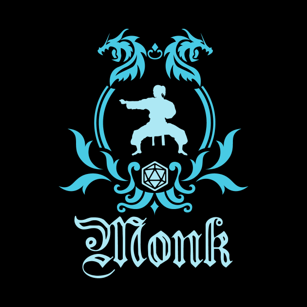 D&D Monk Simple Class Emblem by Sunburst