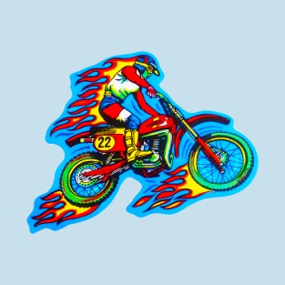 Vintage MotoCross Supercross Enduro Motorcycle T-Shirt