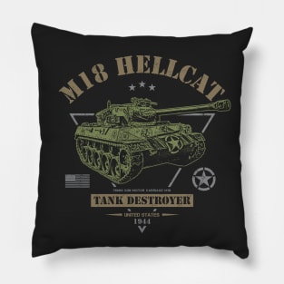 M18 Hellcat WW2 Tank Destroyer Pillow