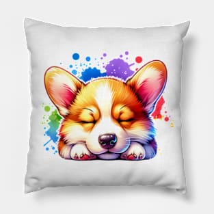 Dreamy Corgi Bliss Pillow