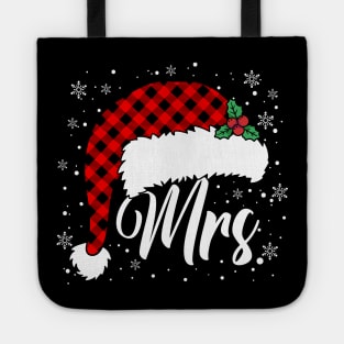 Mrs Santa Claus Christmas Couples Matching Tote