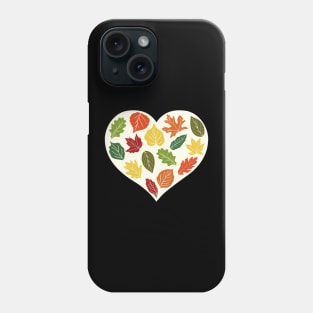 Heartfelt Autumn | Black Phone Case