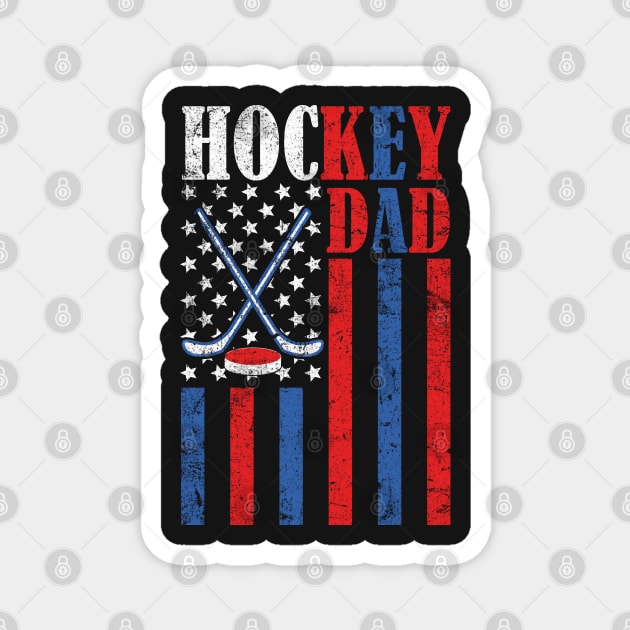 Hockey Dad Magnet by AbstractA