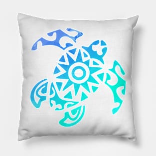 Turtle Inspired Silhouette Pillow