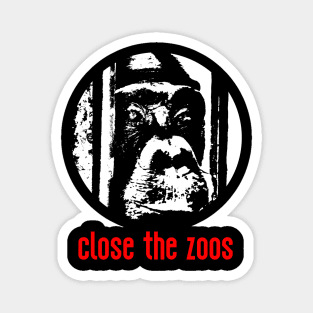 Close The Zoos Magnet