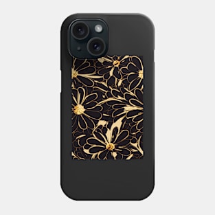 Beautiful Black Flowers, for all those who love nature #81 Phone Case