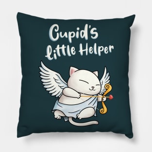 Cupid's Little Helper Cat Pillow