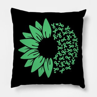 Sunflower Liver Cancer gift Pillow