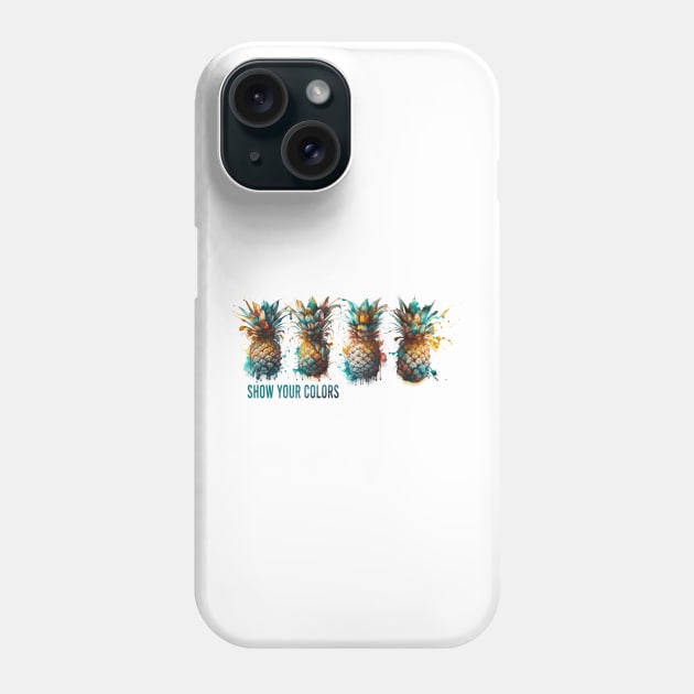 pineapples design Phone Case by stuff101