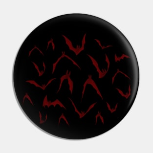 Red Bats Pin