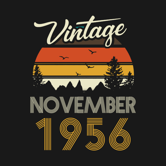 1956 - Vintage November Birthday Gift Shirt by ReneeCummings