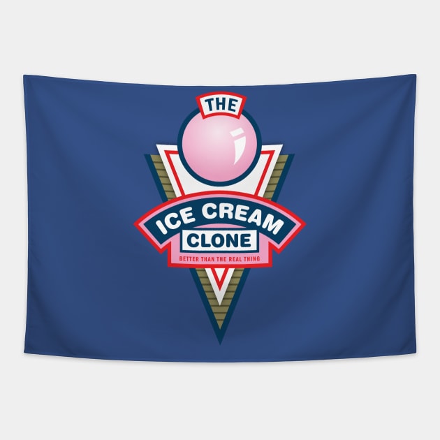 Ice Cream Clone Tapestry by MindsparkCreative