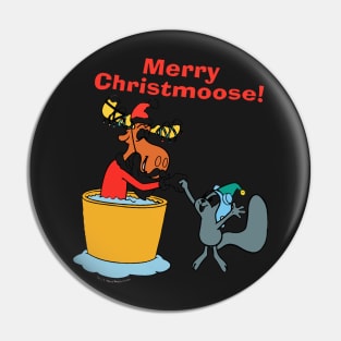 Rocky And Bullwinkle Santa Merry Christmoose Christmas 2 Pin