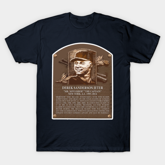 derek jeter hall of fame shirt