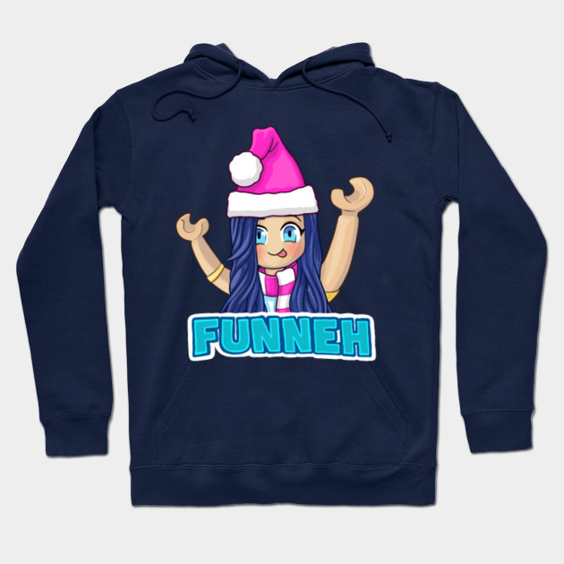 Funneh In A Pink Christmas Hat - red banded top hat for 10 robux youtube