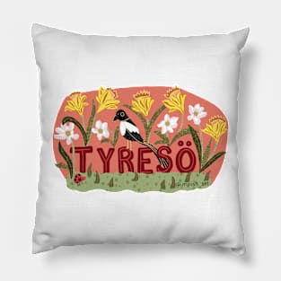 Tyresö Sweden in the spring Pillow