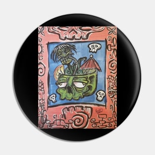 Zombie tiki drink Pin