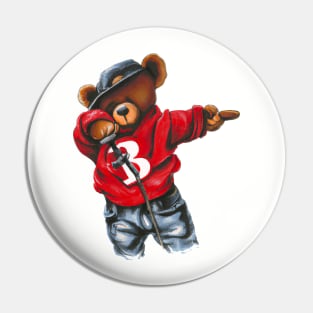 Rapper Bear Pin