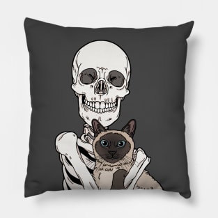 Siamese cat friend Pillow