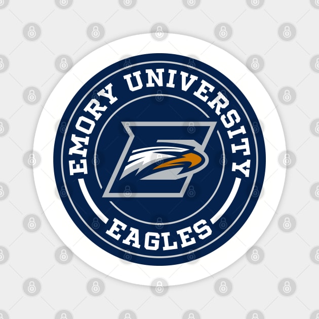 Emory University Eagles Circle Magnet by Josh Wuflestad